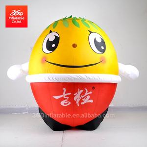 Mascotte <span class=keywords><strong>gonflable</strong></span> géante de publicité, personnage de robot jaune, costume de marche portant un costume de <span class=keywords><strong>cowboy</strong></span> à vendre - Product Image 5