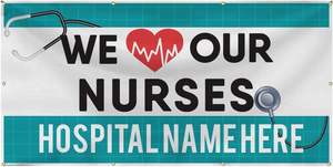 Lona de Vinilo Resistente al Agua <span class=keywords><strong>para</strong></span> Hospital, con Ojales Metálicos, Resistente a los Arañazos, <span class=keywords><strong>para</strong></span> Decoración de Paredes de Entrada de Pasillos de Hospital - Product Image 2