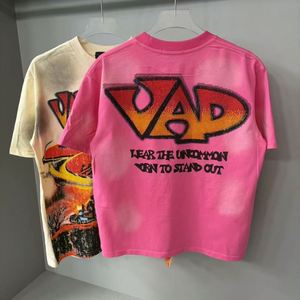 Camisetas de Verano para Hombre, Marca Nueva Vare, 100% Algodón, Manga Corta, Estilo Oversize, Diseño con Diamantes, Estilo Y2K, Personalizadas - Product Image 5