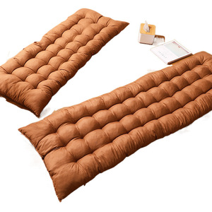 Cojín de asiento y respaldo grueso integrado para silla de oficina, cojín para sentarse durante mucho tiempo, para estudiantes, para todas las estaciones, color sólido - Product Image 3