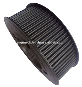 VIMPEN OEM Poulies de distribution personnalisées en acier noir oxyde avec alésage de 10mm et 1 rainure pour toutes sortes de machines - Product Image 2
