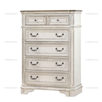 Meubles de chambre à coucher en bois, style provincial français, meubles de chambre à coucher antiques, design moderne européen, blanc lavé, meubles de maison, ensemble de chambre à coucher