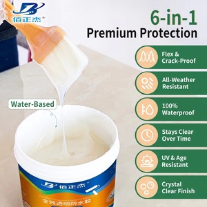 Sellador Transparente Impermeable de Fábrica, Adhesivo Acrílico, Pintura de Revestimiento Impermeable para Paredes Exteriores, Revestimiento a Prueba de Fugas - Product Image 1
