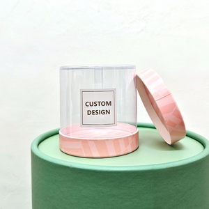 Wholesale Custom Logo Handmade Recyclable Disposable Round Kraft Paper Box Gift <b>Jewelry</b> <b>Packaging</b> with Vanishing Printing - Product Image 4