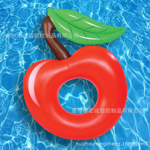 Inflatable Cherry Swimming Ring 120Cm Red Floating Bed For Adults Water Play Pool Accessory - Product Image 1