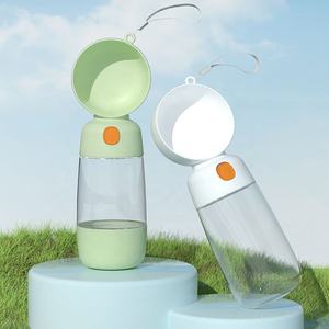 Prodotti per animali domestici accessori per cani bottiglia d'acqua per cani da viaggio all'aperto con contenitore per alimenti - Product Image 4