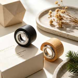 Tapa de madera pintada ecológica para frascos de vidrio, suministro de fábrica OEM personalizado con impresión UV y grabado de logotipo - Product Image 2