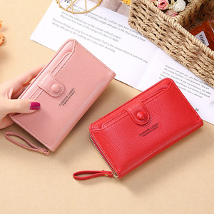 Wholesale Ladies Clutch Purse Phone <b>Wallet</b> Credit <b>Card</b> Bag <b>Holder</b> Classical Id <b>Card</b> <b>Holder</b> Long Leather <b>Wallets</b> for Women - Product Image 4