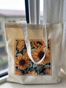 กระเป๋าผ้าแคนวาสลายตัวอักษรคุณภาพสูงสำหรับ<span class=keywords><strong>ผู้หญิง</strong></span> ทำจากผ้าฝ้ายรีไซเคิล ขนาดเล็ก เหมาะสำหรับไปทะเล ของขวัญ ซื้อของชำ - Product Image 2