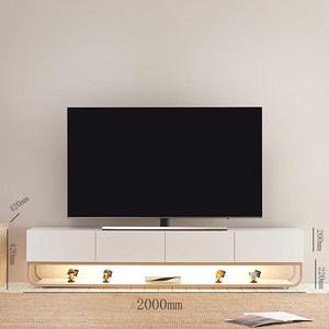 <span class=keywords><strong>Meuble</strong></span> <span class=keywords><strong>TV</strong></span> mural <span class=keywords><strong>suspendu</strong></span> de luxe léger, style moderne et épuré, idéal pour salon et petit appartement - Product Image 2