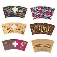 Tasse en papier jetable imprimée personnalisée pour le thé, le café, la bière et l'utilisation de boissons à revêtement simple face