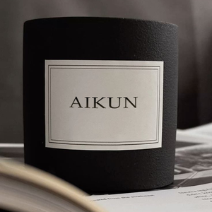 AIKUN Eco Friendly Long Lasting Hand Poured Scented Candle Ceramic <b>Jar</b> <b>Decorative</b> Aroma for Home Wholesale - Product Image 3