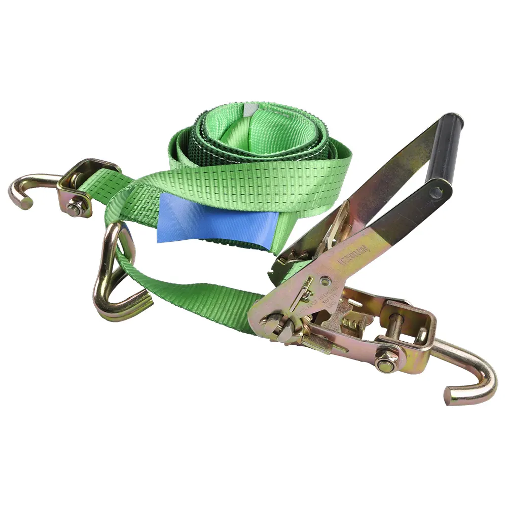 2 Inch Wheel Ratchet Strap with Swivel Tire Strap Tow Strap Ratchet