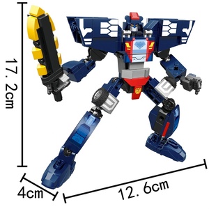 ZEKO KB2001 5 en 1 PentaStorm <span class=keywords><strong>Robot</strong></span> gigante juguetes modelo 5 uds Robots transformadores para niños bloques de construcción juego de juguetes de ladrillos - Product Image 6