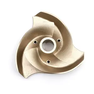 Turbine en laiton personnalisée OEM Produit de coulée sous pression de haute précision OEM Roue soufflante Turbine en fonte