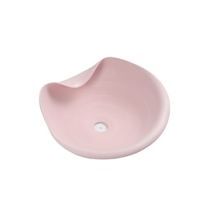 Vasque <span class=keywords><strong>en</strong></span> porcelaine artistique sans plomb, design moderne, pour hôtel, à poser sur comptoir, <span class=keywords><strong>en</strong></span> céramique, facile à nettoyer, sans trou pour robinet - Product Image 1