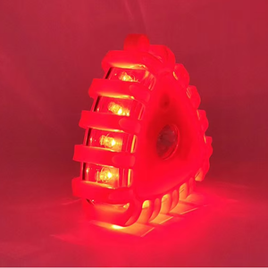 Orange Lumière Stroboscopique <span class=keywords><strong>de</strong></span> <span class=keywords><strong>Véhicule</strong></span> Triangle D'avertissement <span class=keywords><strong>de</strong></span> Trafic <span class=keywords><strong>De</strong></span> Sécurité Routière Lampe - Product Image 4