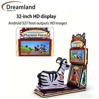Machine de jeu d'arcade de course de chevaux à monnayeur pour enfants Dreamland