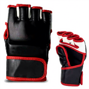 Guantes de MMA Profesionales de Alta Calidad Fabricados Directamente en Fábrica, Color Sólido, para Artes Marciales Mixtas, con Correa Ajustable - Product Image 1