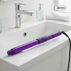 Fer à friser électrique en céramique 43W avec revêtement céramique 210 °   <span class=keywords><strong>Appareil</strong></span> de coiffure à rouleaux chauffants Even Heat de 0,75 à 1,10 pouce, 4 tailles, pour tous types de <span class=keywords><strong>cheveux</strong></span> - Product Image 1