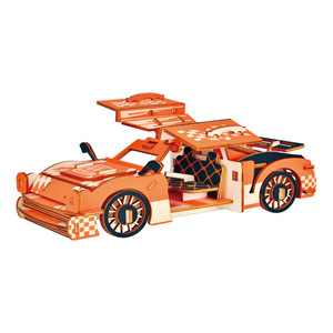 Mới <span class=keywords><strong>3D</strong></span> câu đố bằng gỗ ba chiều mát mẻ chạy xe ngựa hình dạng tự làm thủ công sản phẩm sáng tạo - Product Image 1