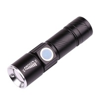 Raylights T218 Mini Senter UV Aluminium Alloy IP65 untuk Berkemah, Baterai Isi Ulang, Pengisian Daya USB, Jarak Sinar 100-200m