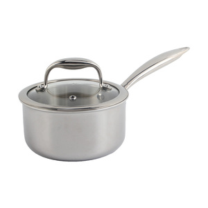 <b>Stainless</b> <b>Steel</b> <b>Saucepan</b> with Lid, Triply Thick Bottom Sauce Pan - Product Image 3