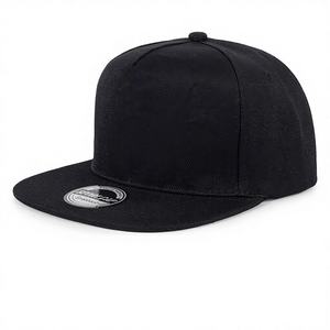 Casquette de baseball ajustée à visière plate avec broderie de logo personnalisé, style vintage, pour sports de plein air, cyclisme, plage, couleur unie - Product Image 1