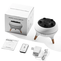 Nouveau Diffuseur d'Arômes Ultrasonique à Brume Froide avec Flamme Électronique et Capteur Sonore, Humidificateur d'Air Télécommandé pour Chambre à Coucher – Vente en Gros