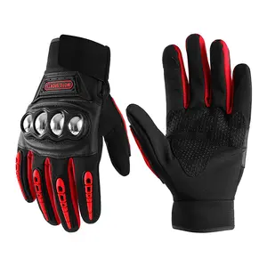 Guanti da motociclista da corsa per Motocross guanti protettivi per le mani traspiranti Touch Screen guanti da motociclista