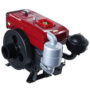 Moteur diesel monocylindre Aokai ZS1100 1,473 L refroidi par eau, 4 temps, 16,18 kW, 20/2200 tr/min, démarrage électrique, conforme aux normes Euro - Product Image 1