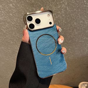 Housse de protection magnétique pour iPhone 17 Air New Fashion No Border Texture Plain PC Phone Case Cover for iPhone 17 Pro Max - Product Image 3