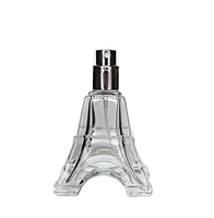 Vente en gros Bouteille de parfum vide de luxe en verre Tour Eiffel 30ml Bouteille de parfum en forme de Tour Eiffel