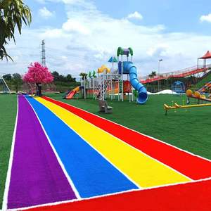 Césped Artificial Colorido Resistente a la Decoloración, Impermeable y Resistente al Fuego, con Protección UV de 35 mm, para Jardín y Paisajismo Exterior - Product Image 2