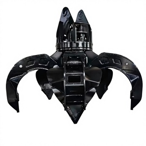 ตัวหนีบเศษเหล็กสำหรับรถขุดขนาด 18 20 22 23 25 ตัน แบบ Heavy Duty  ความแข็งแรงสูง  รูปทรงเปลือกส้ม สำหรับรีไซเคิลเหล็กและโลหะ - Product Image 1