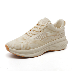 Chaussures de sport décontractées tendance pour femmes, respirantes, en maille tricotée, à lacets, pour l'été, le printemps et l'automne - Fabriquées en Chine - Product Image 1