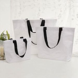 กระเป๋าช้อปปิ้งแบบพับได้กันน้ำเคลือบลามิเนต ผลิตจากผ้า PP ทอ ขนาดใหญ่ รับผลิตตามสั่ง ราคาโรงงาน ขายส่ง รีไซเคิลได้ - Product Image 5