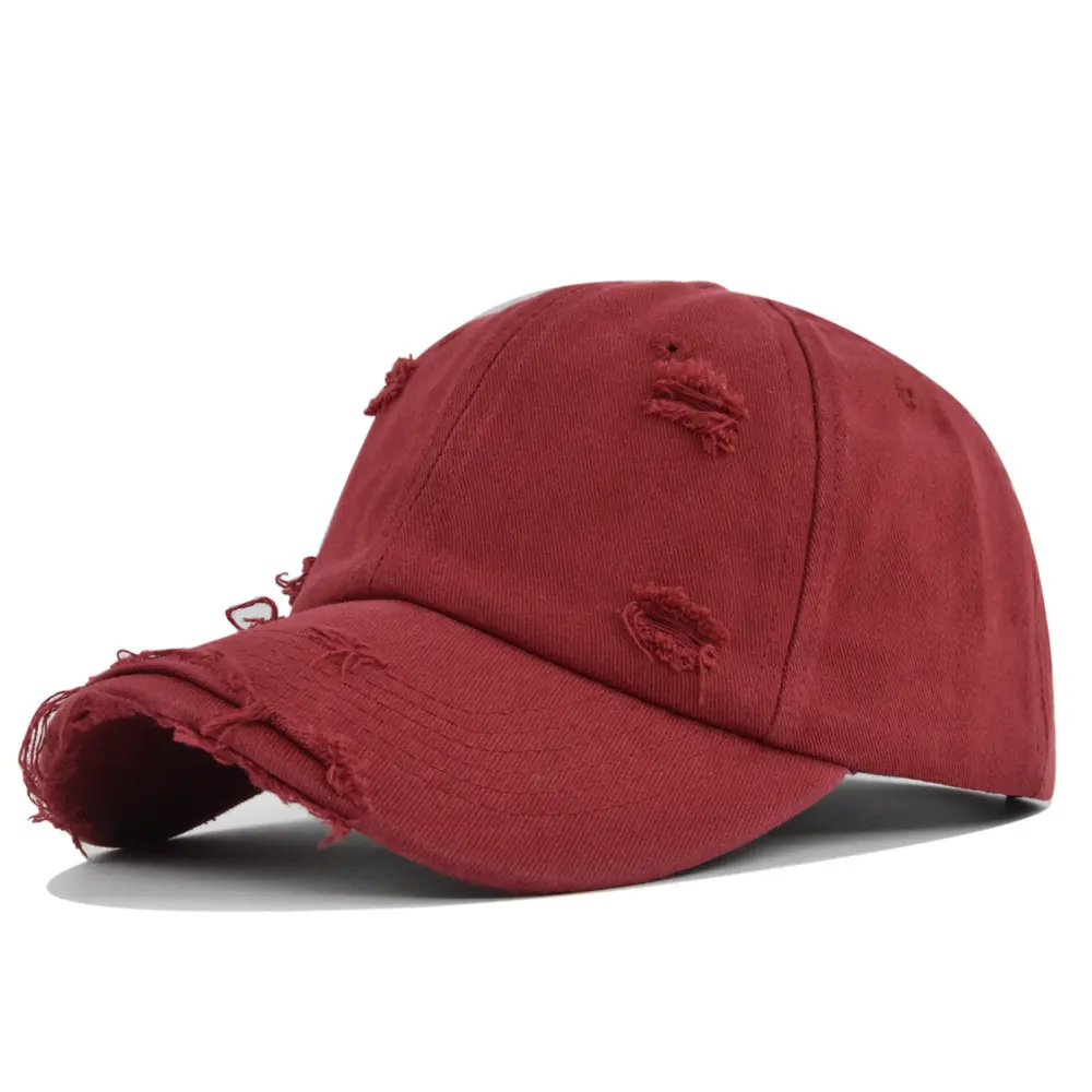 قبعات رياضية عالية الجودة بالجملة قبعات بشعار تطريز إلكتروني مع شعار مخصص قبعة بيسبول بشعار مخصص