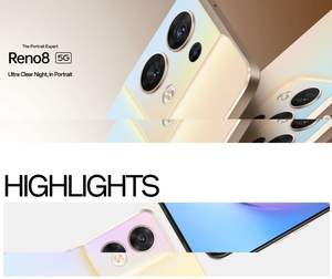 สมาร์ทโฟน <span class=keywords><strong>Oppo</strong></span> <span class=keywords><strong>Reno</strong></span> <span class=keywords><strong>8</strong></span> <span class=keywords><strong>5G</strong></span> หน้าจอ AMOLED 6.4 นิ้ว 90Hz ชิปประมวลผล Octa Core MTK Dimensity แบตเตอรี่ 4000-4999mAh กล้อง 2MP ชาร์จเร็ว 60-69W - Product Image 2