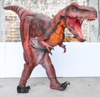Costume de dinosaure T-Rex personnalisé, léger, avec structure métallique, pour intérieur/extérieur, écoles, jardins, centres commerciaux, aires de jeux publiques