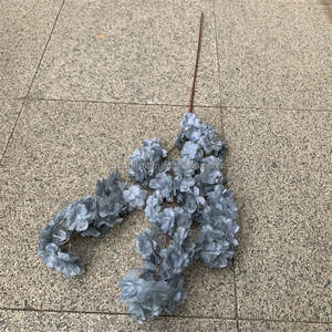 E-130 Vente En Gros Populaire Grand Bouquet De <span class=keywords><strong>Fleurs</strong></span> De Cerisier Décor De Bureau À Domicile Sakura Fleur Artificielle <span class=keywords><strong>Fleurs</strong></span> Grises - Product Image 6