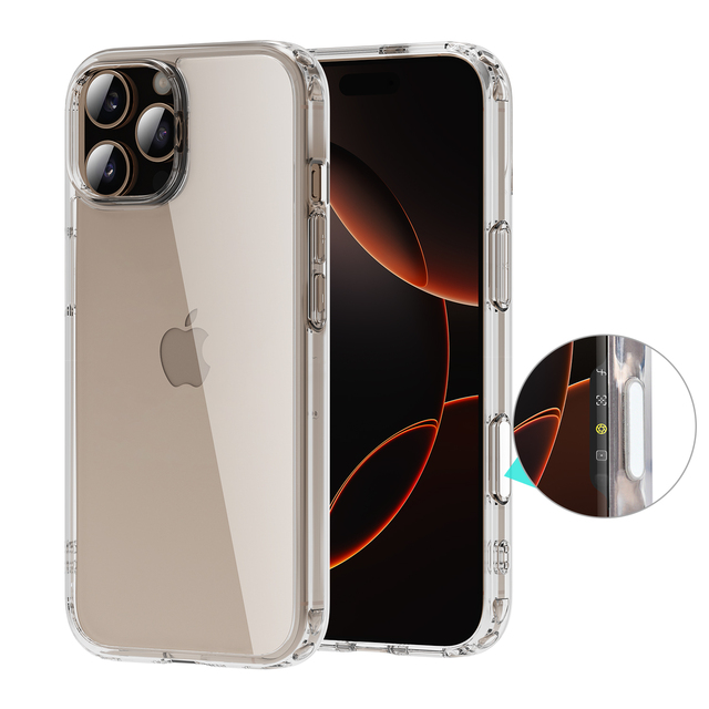 Factory Wholesale Luxury HD No Yellowing Magnetic Wireless Charging Phone Case for iPhone 16 Pro Max Camera Capture Button Case