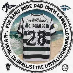 Maglia Estiva a Maniche Corte Stile Retrò Lisbona <span class=keywords><strong>per</strong></span> Competizioni di Club Portoghese ed Eventi Sportivi - Product Image 3