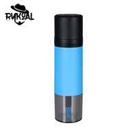 Chicha portable en acrylique avec logo personnalisé Horns Bee, ensemble de chicha de voyage en plastique, vente en gros, mini chicha, chicha de voiture en acrylique