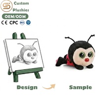 Boneka Hewan Plushie Custom Kelian, Boneka Hewan Isi Dakron Grosir, Mainan Boneka Rajut Lembut 30cm, Mainan Hewan Plushie Kebun Binatang untuk Anak-Anak