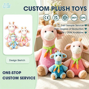 Mascotte cerf en peluche professionnelle à prix d'usine avec logo personnalisé pour cadeaux promotionnels et décoration de chambre d'enfant - Product Image 1