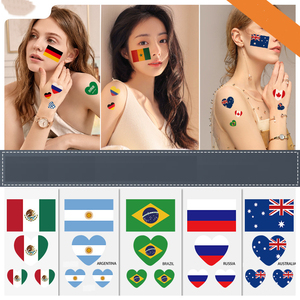 2026 nueva bandera americana <span class=keywords><strong>tatuajes</strong></span> temporales Logo pegatina estilo <span class=keywords><strong>tatuajes</strong></span> faciales <span class=keywords><strong>para</strong></span> competiciones internacionales <span class=keywords><strong>de</strong></span> <span class=keywords><strong>fútbol</strong></span> mundial - Product Image 4