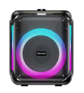 Sistema de Altavoces Inalámbricos para Exteriores con Potente Subwoofer y Luces LED RGB para Grandes Fiestas de <span class=keywords><strong>Karaoke</strong></span> - Product Image 1