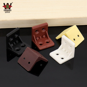 Disway Plastic <b>Corner</b> <b>Brackets</b> L-Shaped Furniture Shelf Supports Wall Mount Non-Detachable Cabinet Hardware - Product Image 1