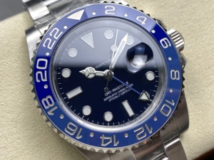 Reloj Mecánico de Buceo de Lujo, Super Calidad, Resistente al Agua, 40mm, Fábrica AR, Acero 904L, Movimiento 3285, Cerámica Azul, GMT Blueberry - Product Image 2
